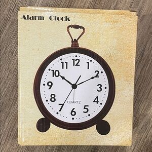 Classic Brown Alarm Clock